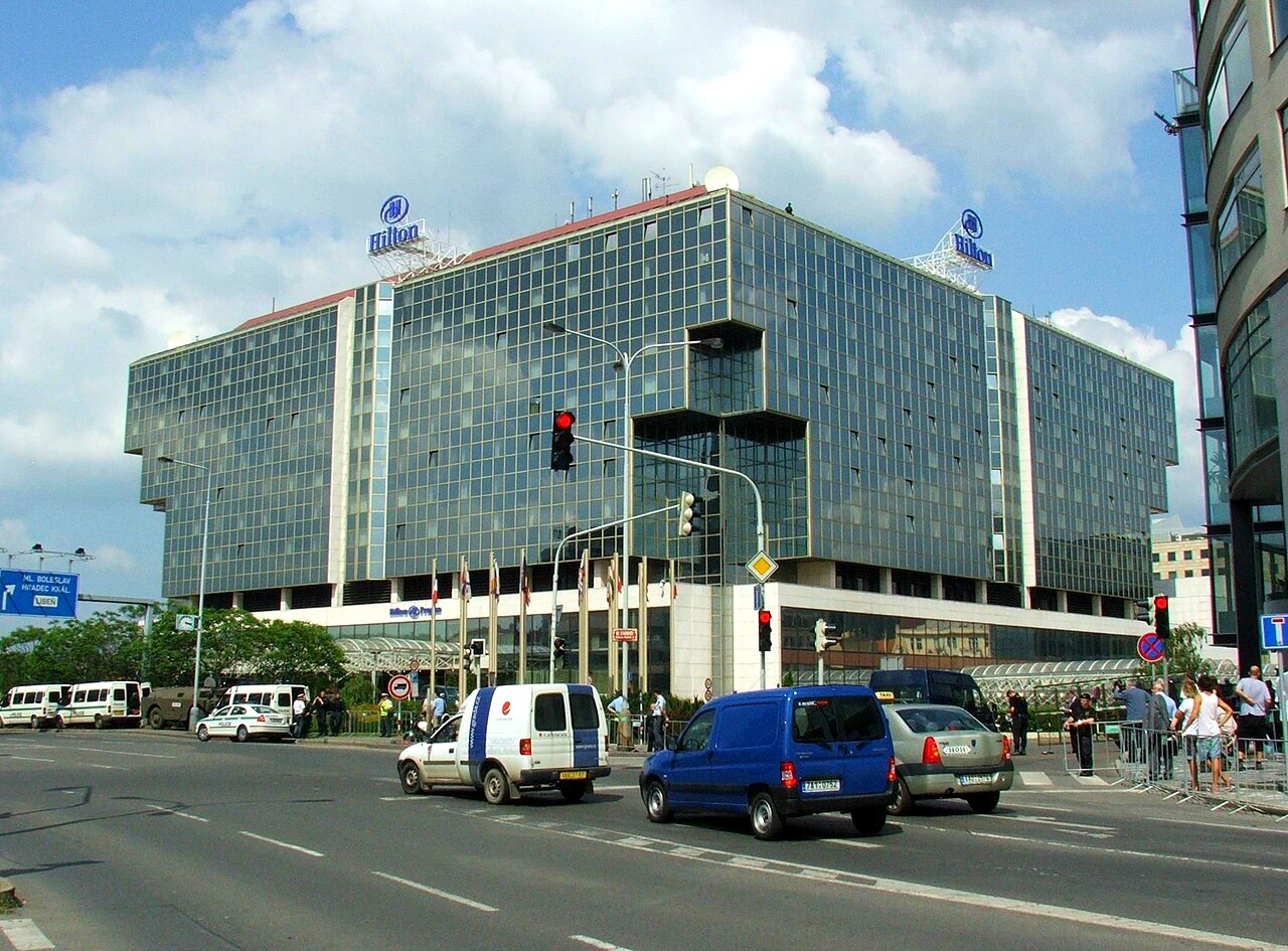 Hilton Prague exterior entrance