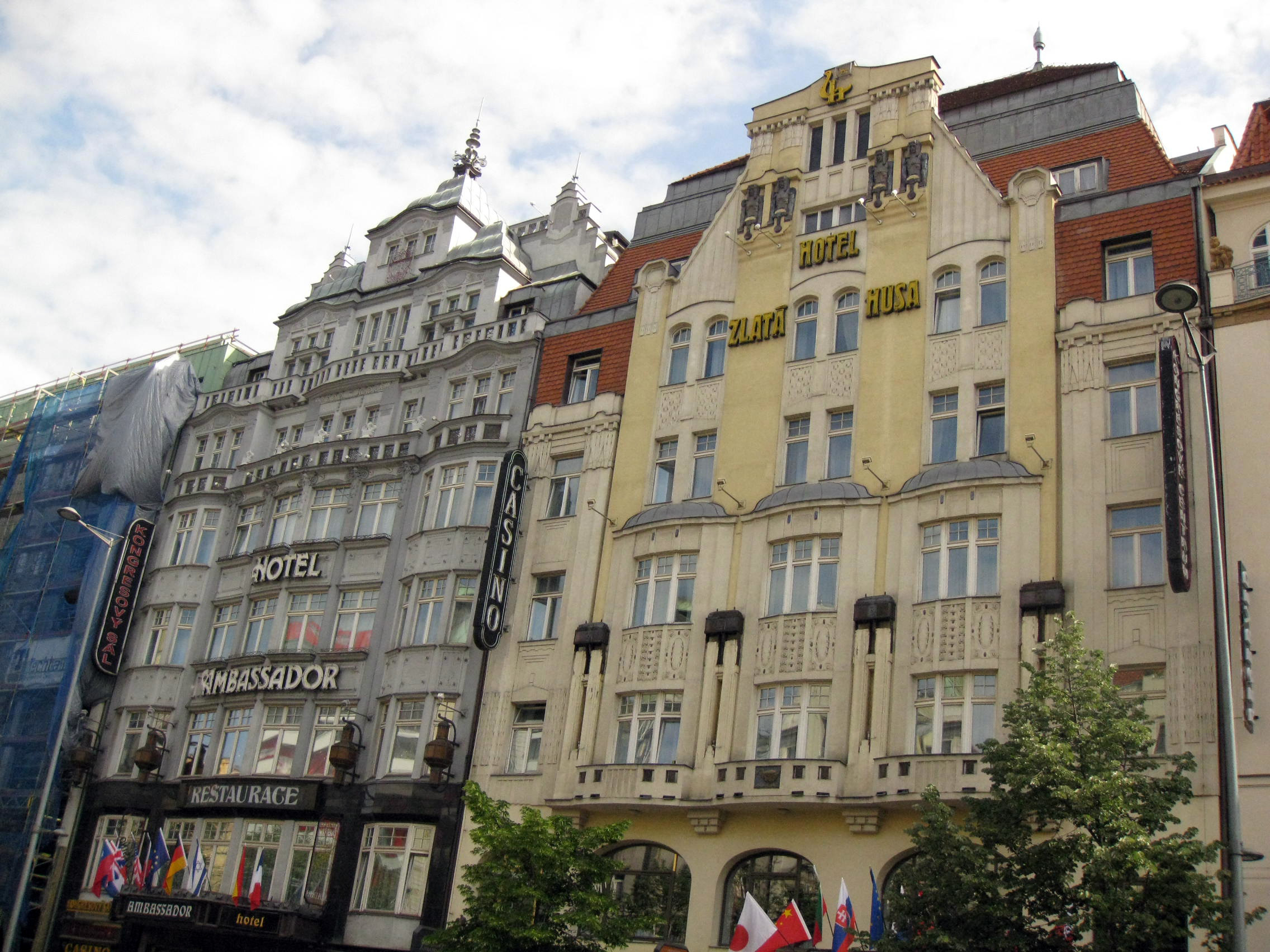 Ambassador Zlatá Husa on Wenceslas Square