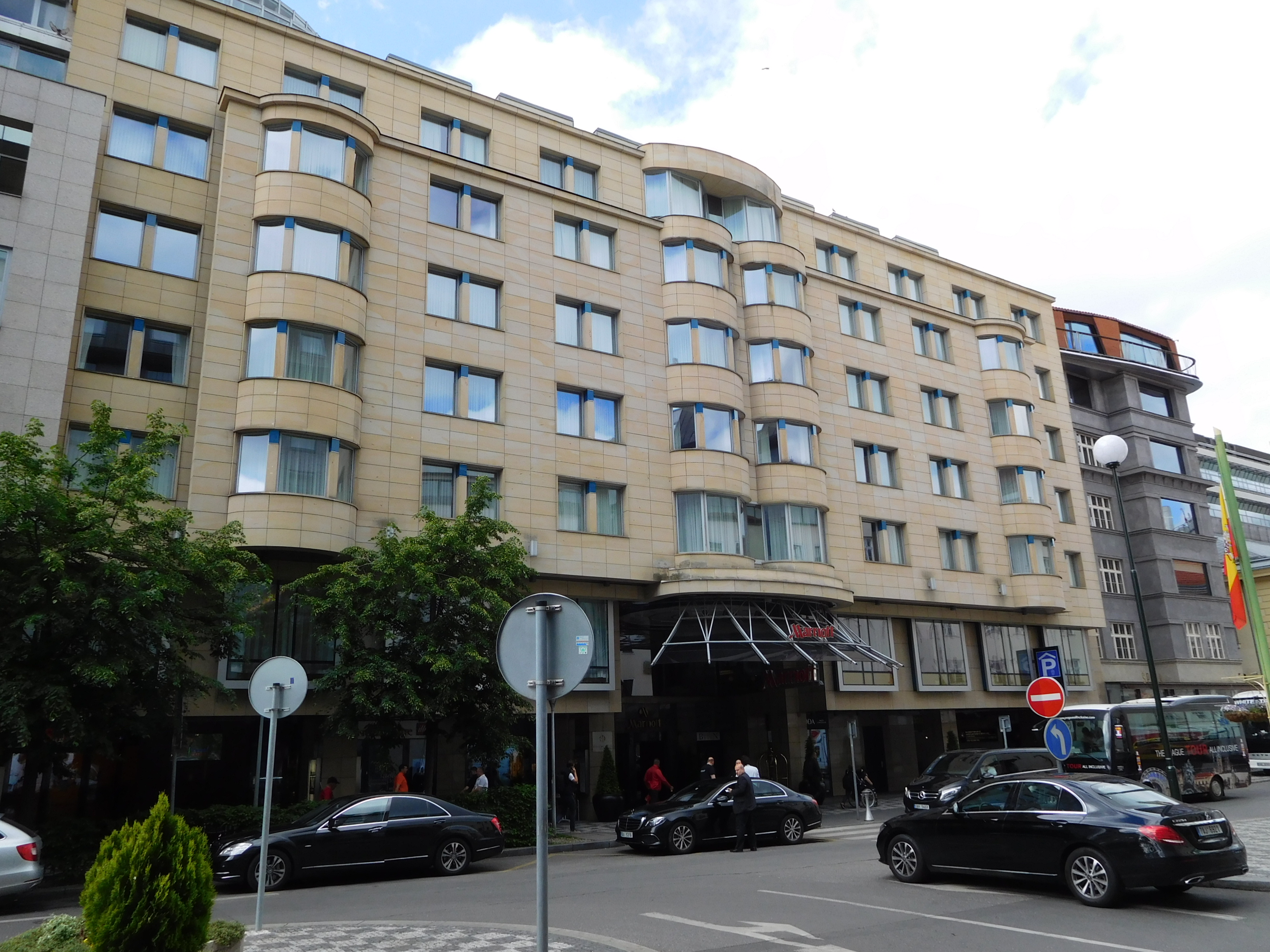 Prague Marriott Hotel facade